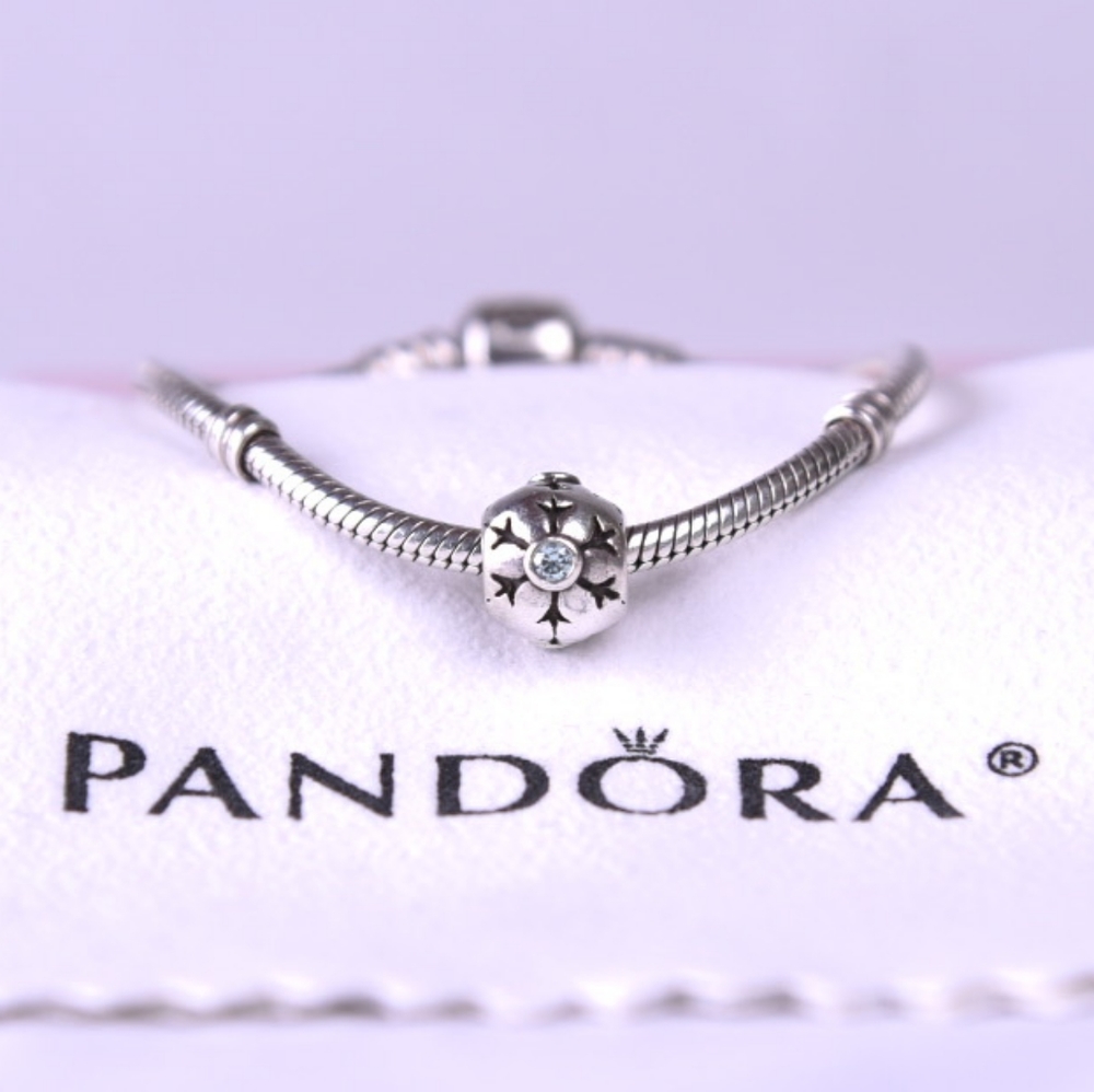 Pandora Snowflake Charm Authentic